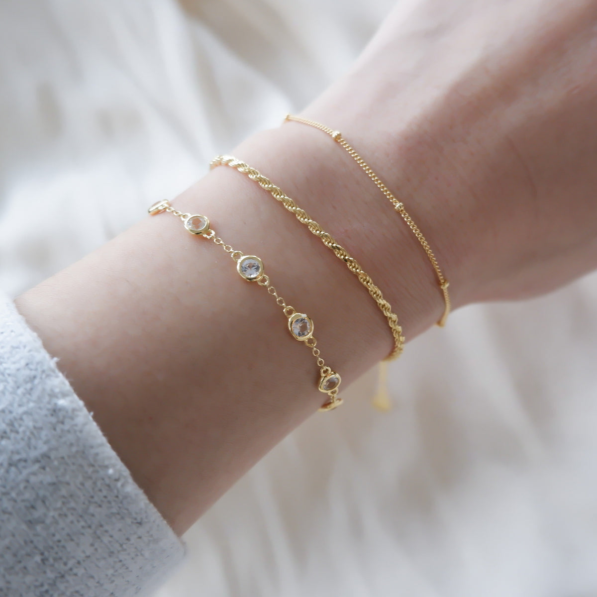 Gold Bracelets for Women Dainty Gold Bracelet Gold Chain -  Canada