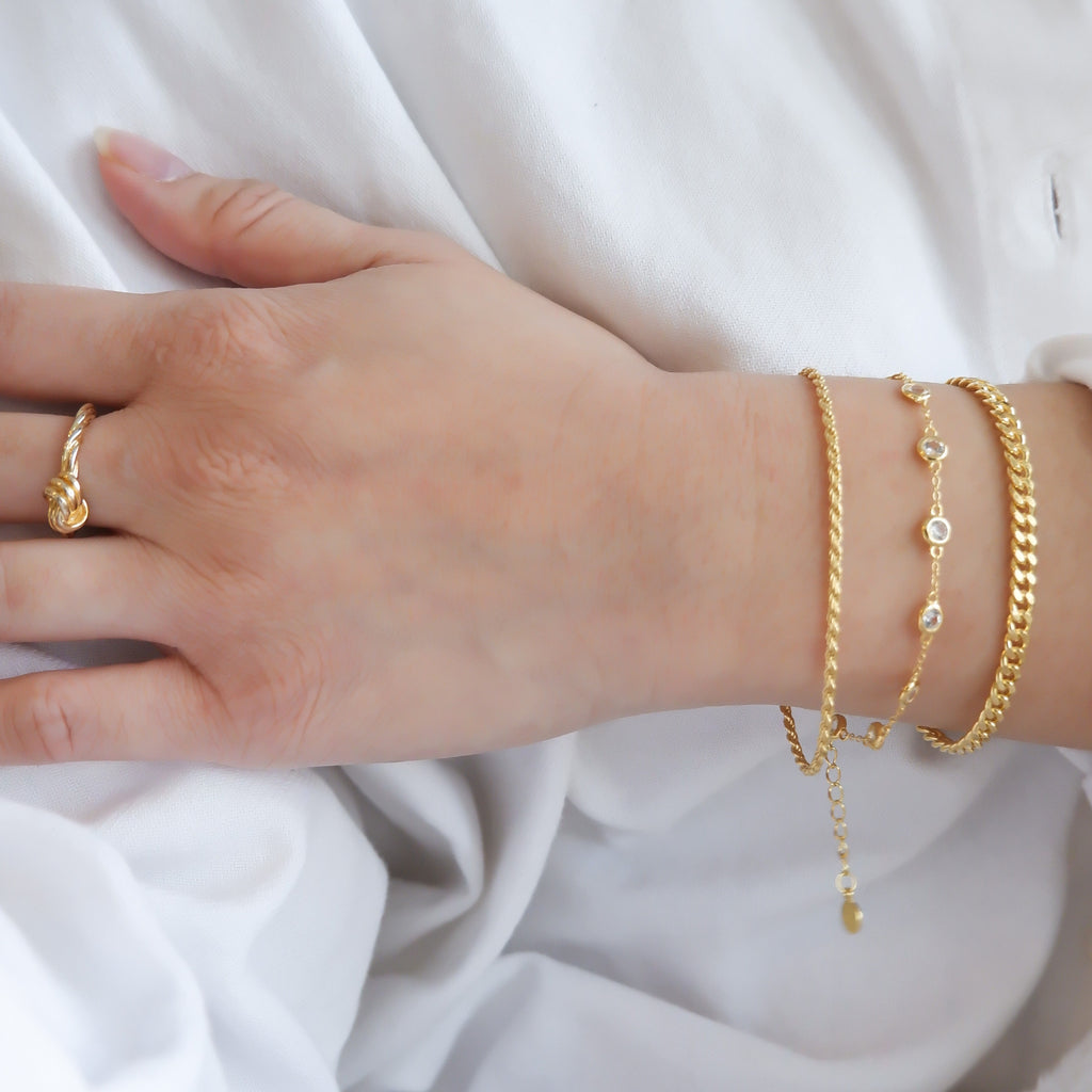 gold jewelry bracelets curb chain twisted chain jewel sapphire canada