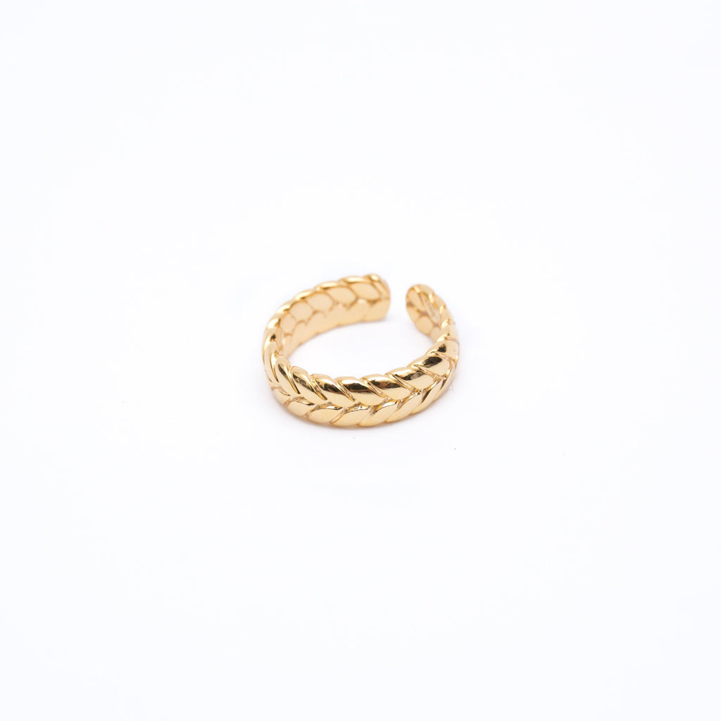 Gold Braided Ring
