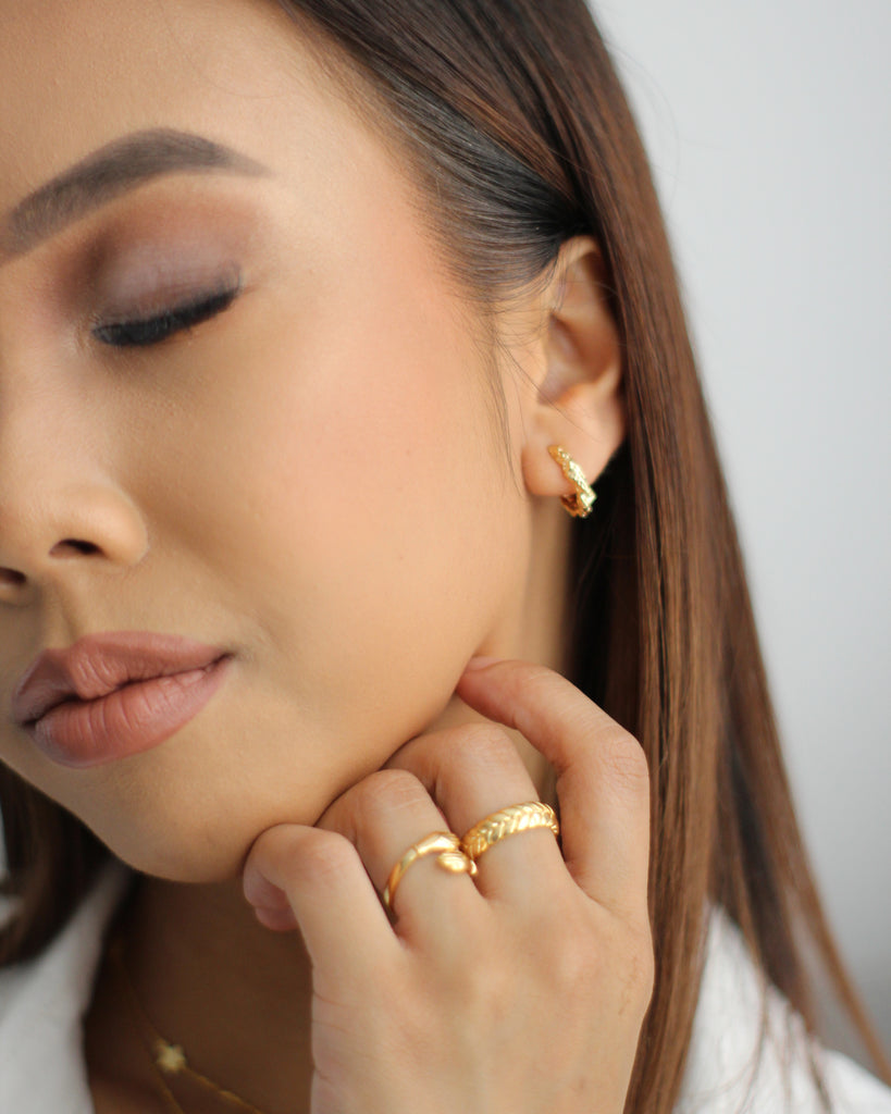 Gold Knot Braided Ring