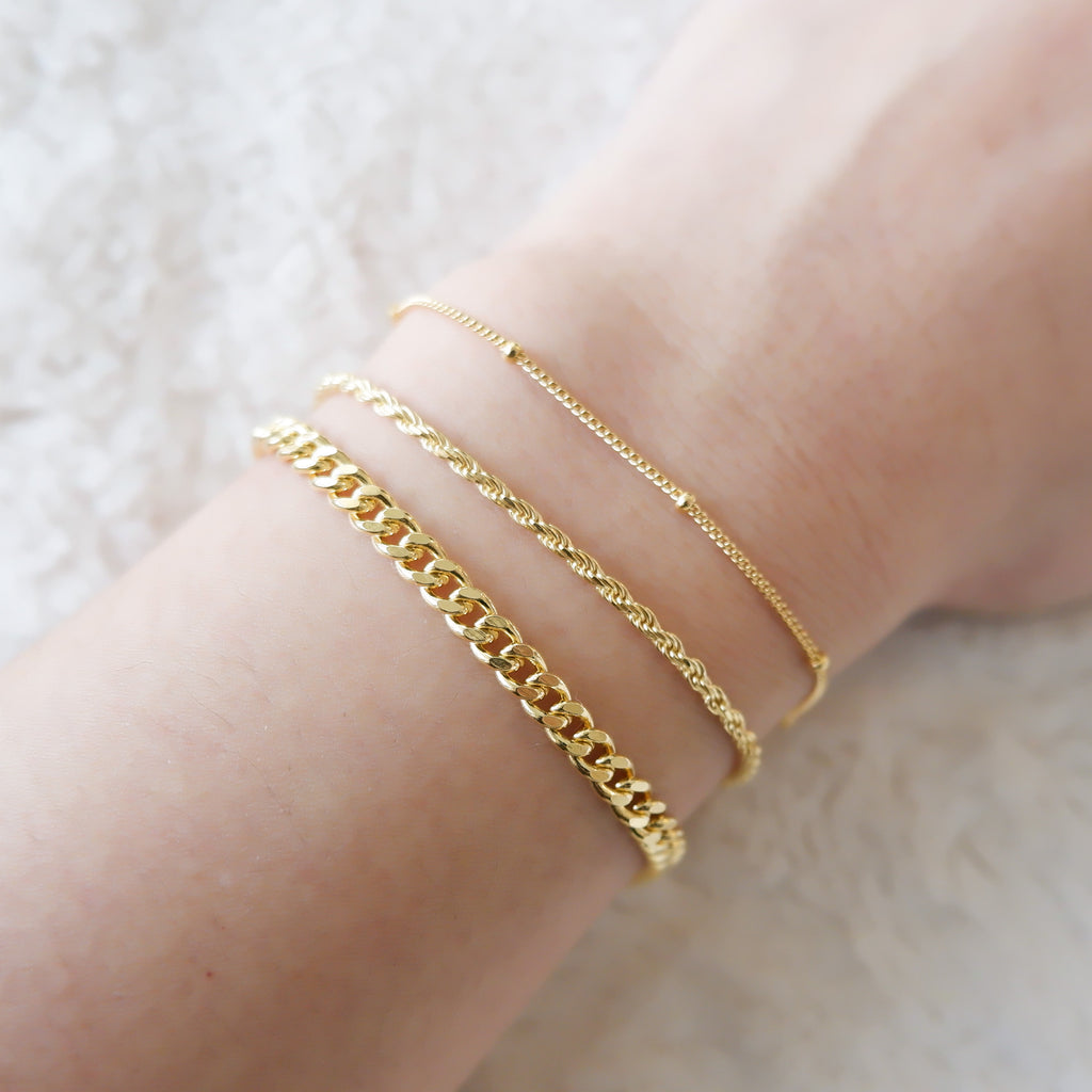 chain bracelets canada gold vermeil twisted chain curb link satellite chain