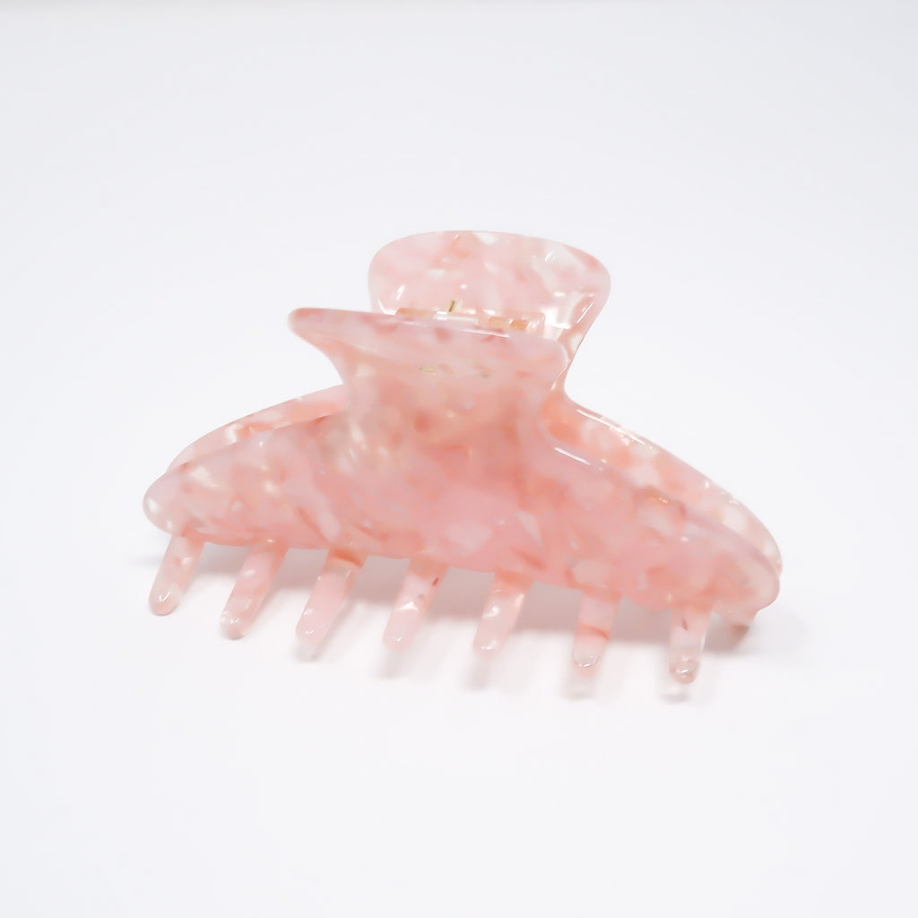 vancouver hair claw clip large big pink shell