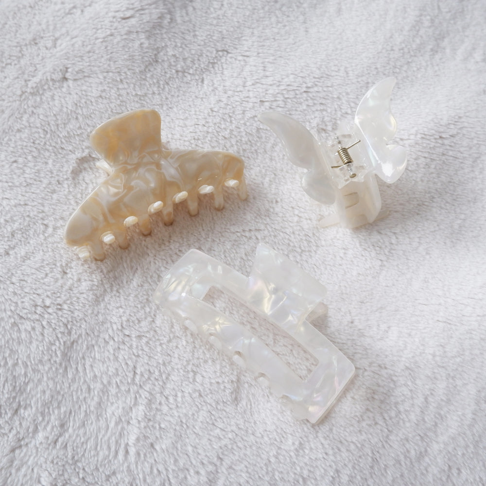 Natural Nudes Hair Clip Trio
